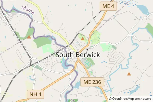 Mapa South Berwick