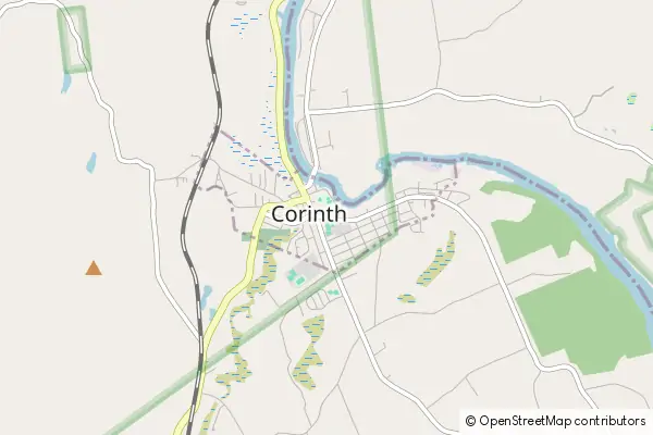 Mapa Corinth