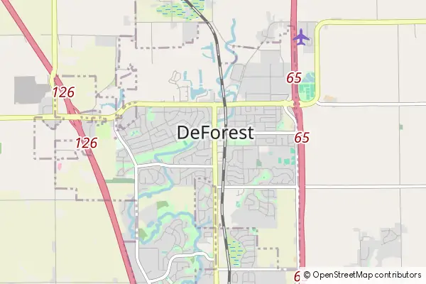 Mapa DeForest