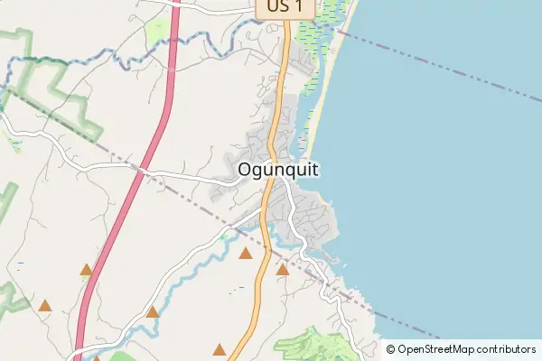 Mapa Ogunquit