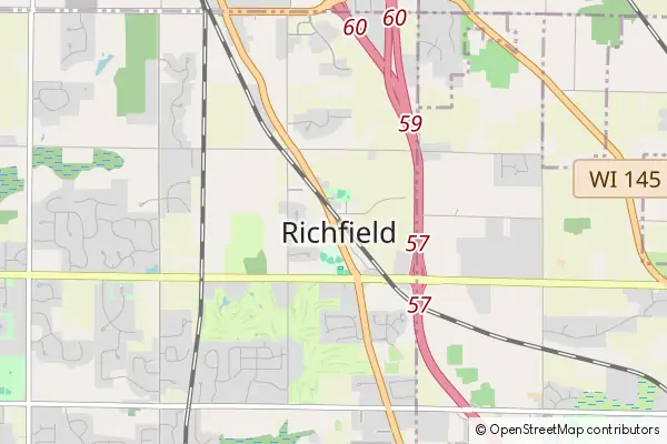 Mapa Richfield