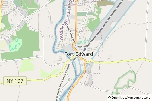 Mapa Fort Edward