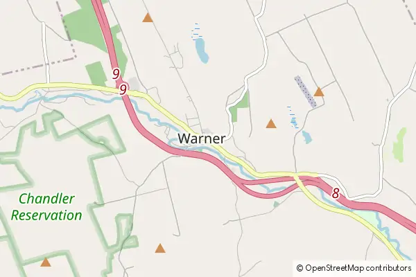 Mapa Warner