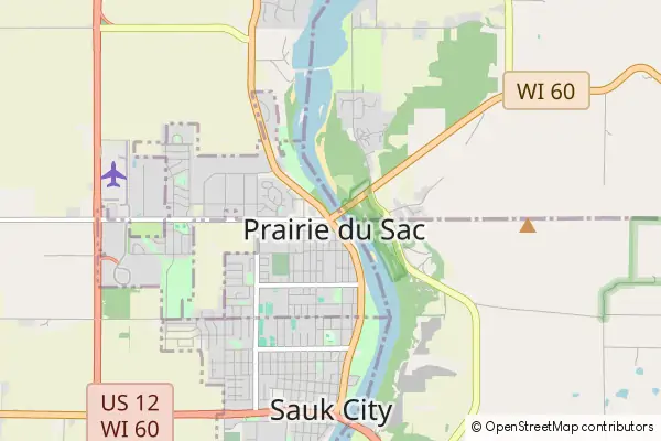 Mapa Prairie du Sac