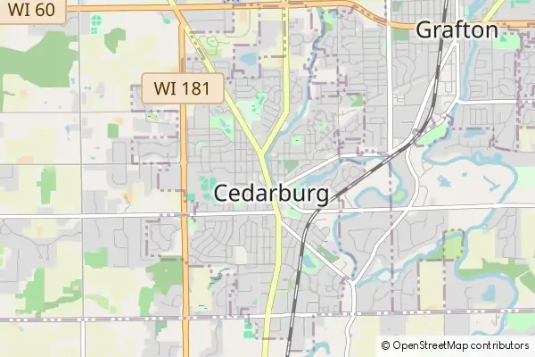 Mapa Cedarburg