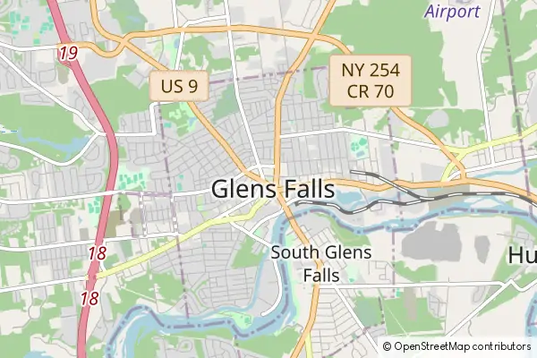 Mapa Glens Falls