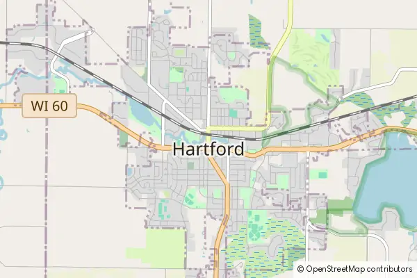 Mapa Hartford