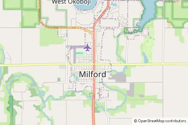 Mapa Milford