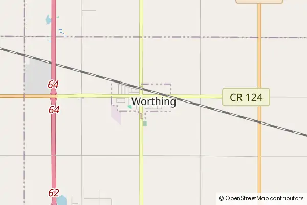 Mapa Worthing