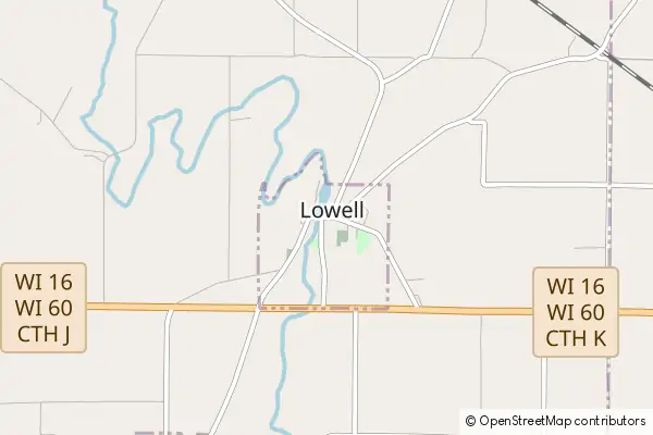 Mapa Lowell