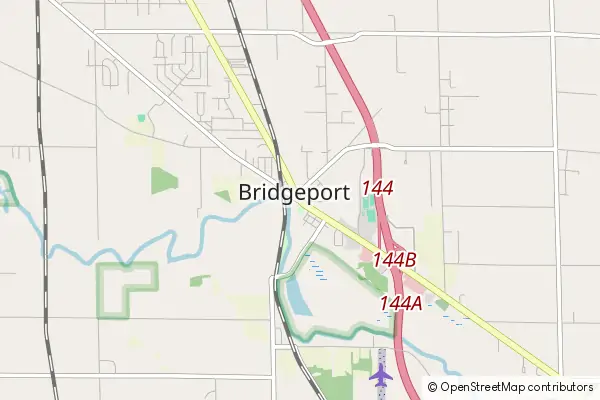 Mapa Bridgeport