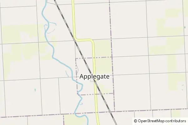 Mapa Applegate