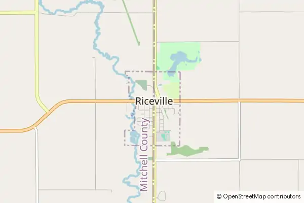 Mapa Riceville