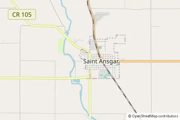 Mapa Saint Ansgar