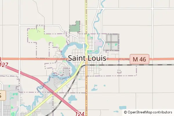 Mapa Saint Louis