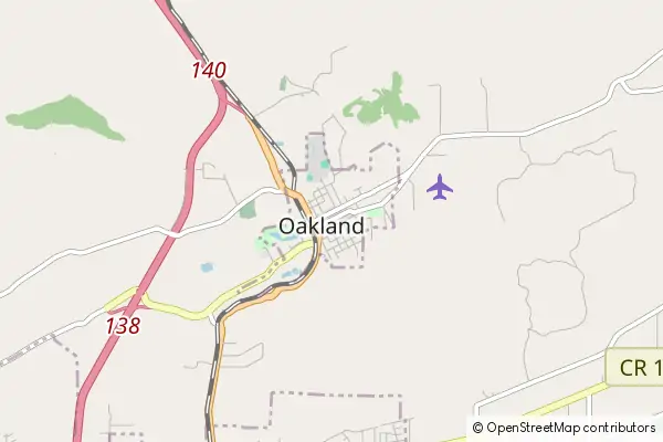 Mapa Oakland