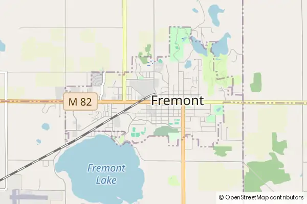 Mapa Fremont