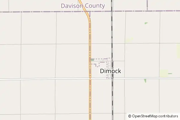 Mapa Dimock