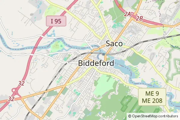 Mapa Biddeford