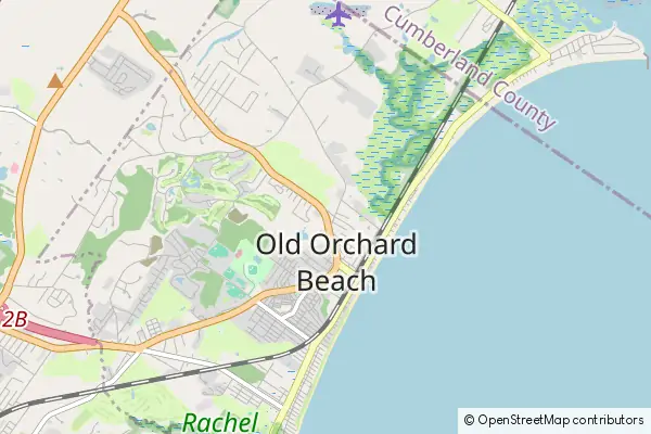 Mapa Old Orchard Beach