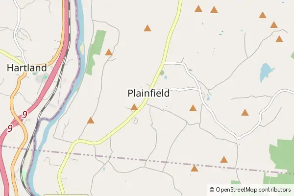 Mapa Plainfield