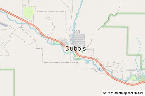 Mapa Dubois