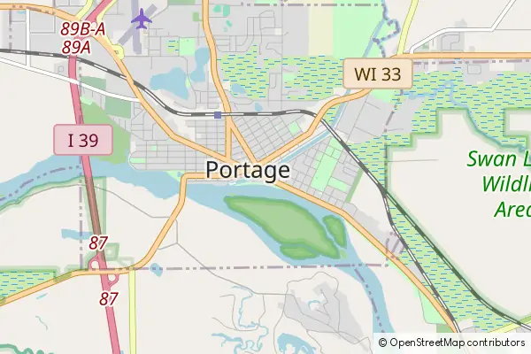 Mapa Portage