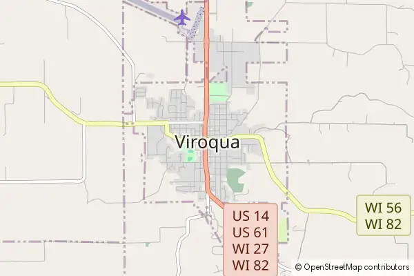 Mapa Viroqua