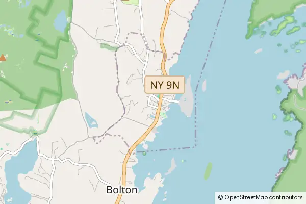 Mapa Bolton Landing