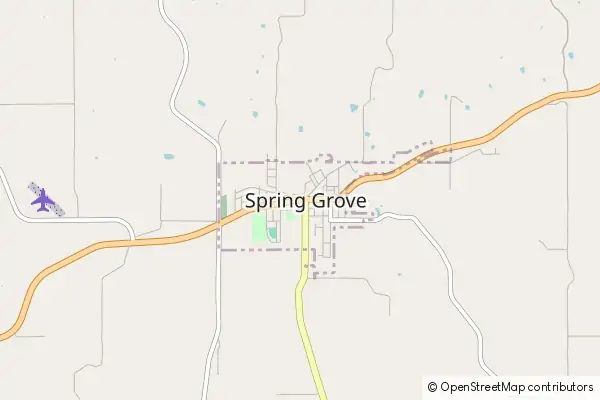 Mapa Spring Grove