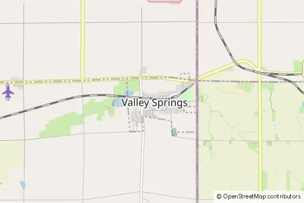 Mapa Valley Springs