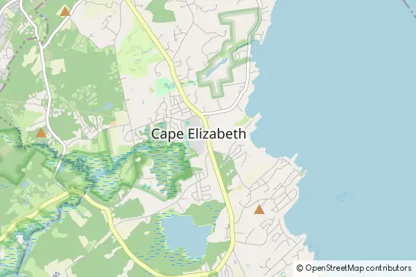 Mapa Cape Elizabeth