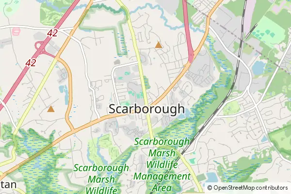 Mapa Scarborough