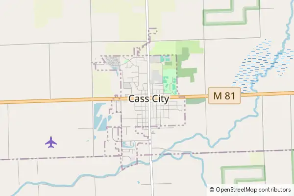 Mapa Cass City