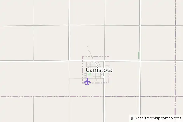 Mapa Canistota