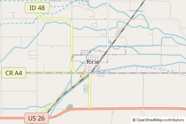 Mapa Ririe