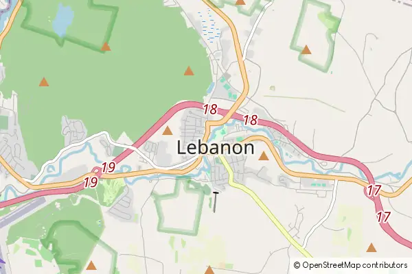 Mapa Lebanon