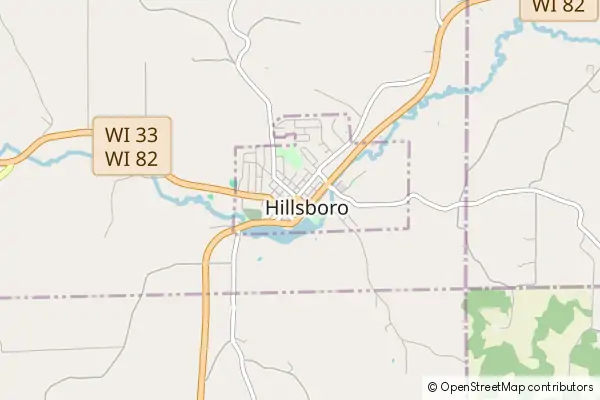 Mapa Hillsboro