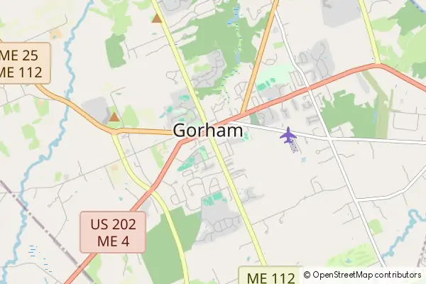 Mapa Gorham