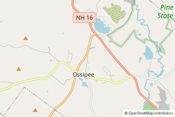 Mapa Ossipee