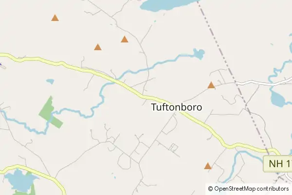 Mapa Tuftonboro