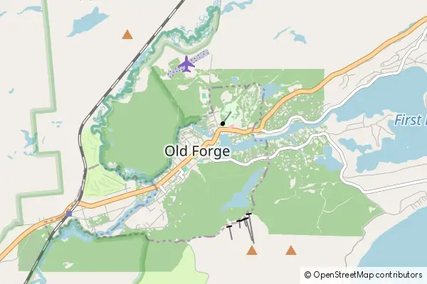 Mapa Old Forge