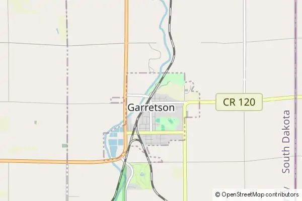 Mapa Garretson