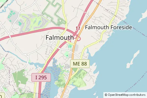 Mapa Falmouth