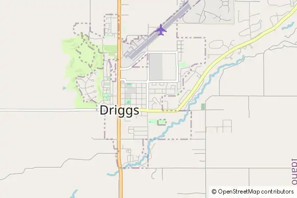 Mapa Driggs