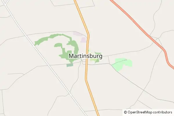 Mapa Martinsburg