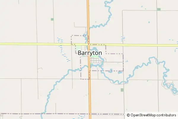 Mapa Barryton