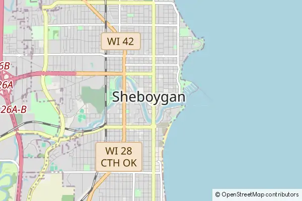 Mapa Sheboygan