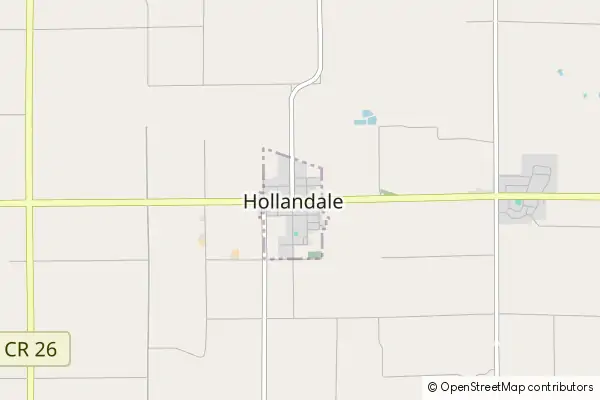 Mapa Hollandale