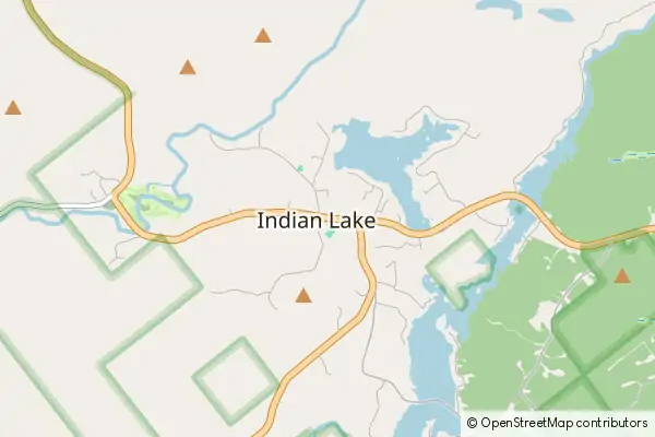 Mapa Indian Lake